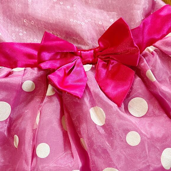 Disney Pink Minnie Mouse Polkadot Costume Dress - Picture 10 of 15